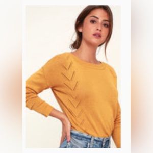 Lulu’s Pointelle Me More Sweater